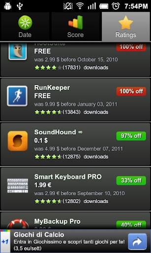 Gardez un oeil sur les bons plans iOS et Androïd en une App!