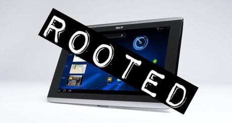 Rooter sa Tablette ACER Iconia A500 sous Android Ice Cream Sandwish ICS 4.0.3
