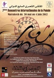 7èmes Rencontres Internationales de la Poésie à Marrakech Du 30 mai au 4 juin