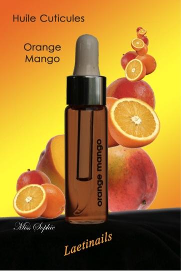 J'ai testé pour vous : Huile Cuticules Laetinails, parfum « Orange Mango »
