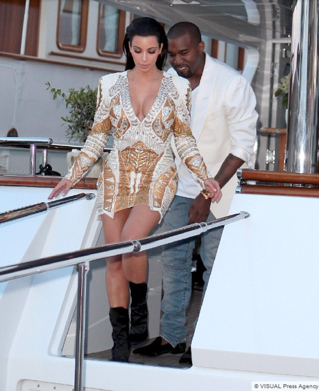 Kim Kardashian et Kanye West présente le premier court-métrage de ce dernier, Cruel summer 2. cannes