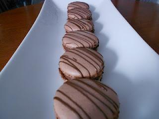 Macarons tout chocolat