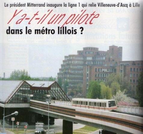 Histoire courte du Métro lillois.