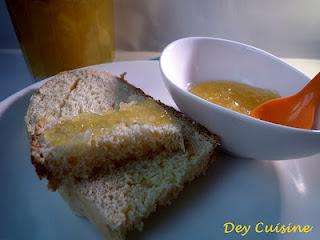 Confiture d'ananas à la poire