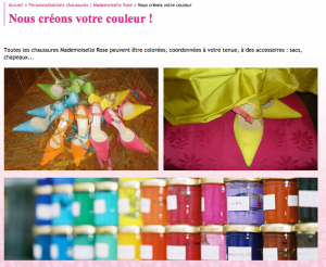 La chaussure de verre se colore !