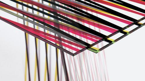 Table en verre Crossing par Patricia Urquiola