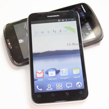 Medpi 2012 : Thomson lance deux smartphones sous Android avec des écrans de 5,3 pouces et des accessoires[Maj]