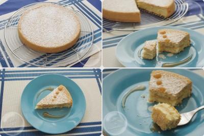 Gâteau Lorrain et sa crème à la rose