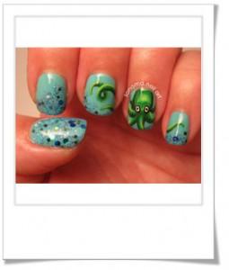 Nail Art Octopus