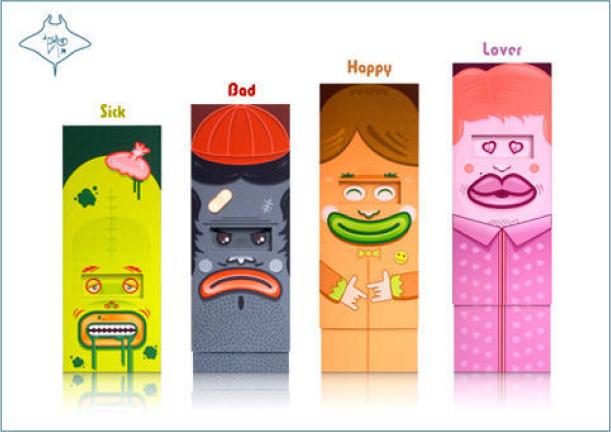 Paper Moods papertoy de Emopicto