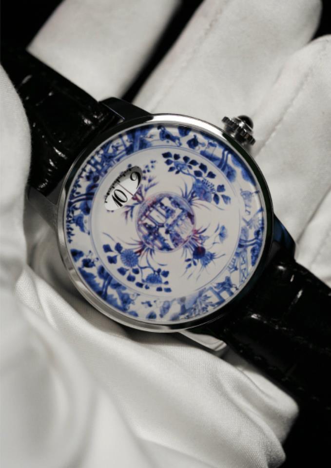  La rencontre dune montre et dune assiette Ming   Céramique Design & Moderne