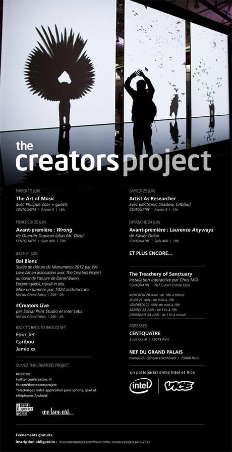 The Creators Project : Paris 2012.