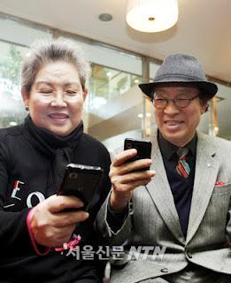 Comment ça va pour les couples coréens seniors?