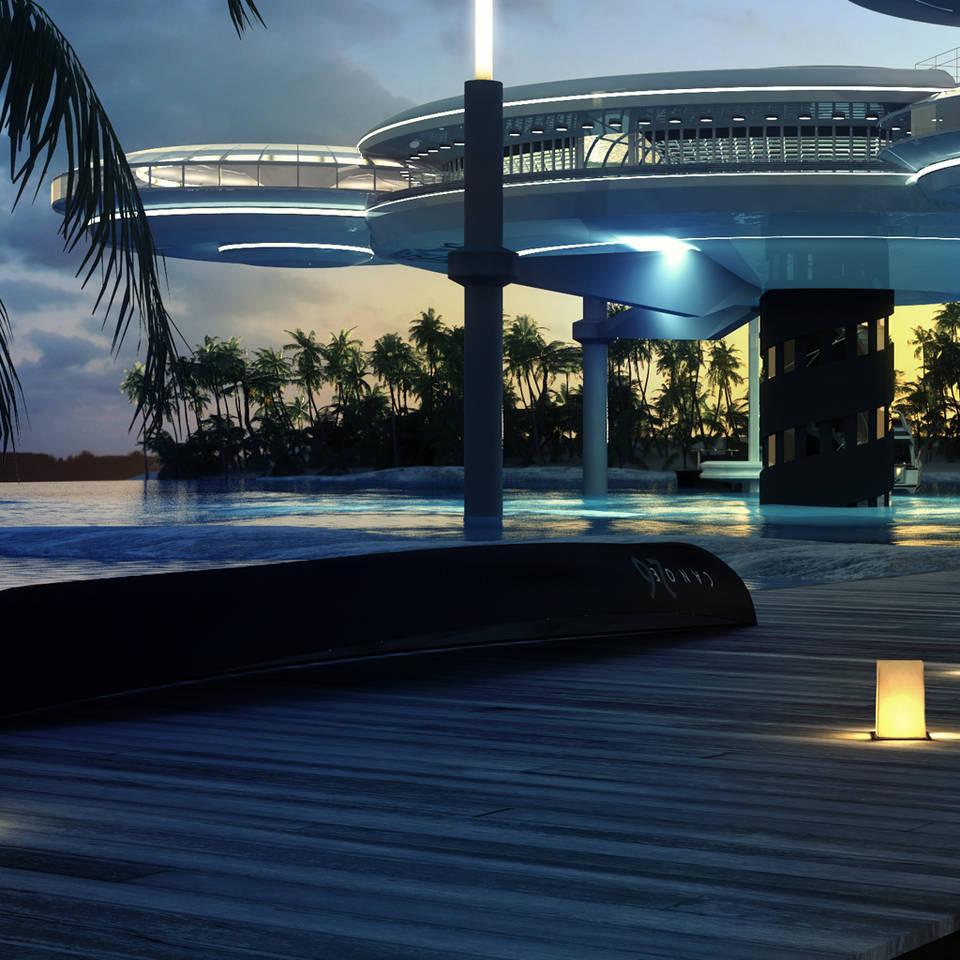 DESIGN Projet d’Hôtel sous l’eau à Dubaï