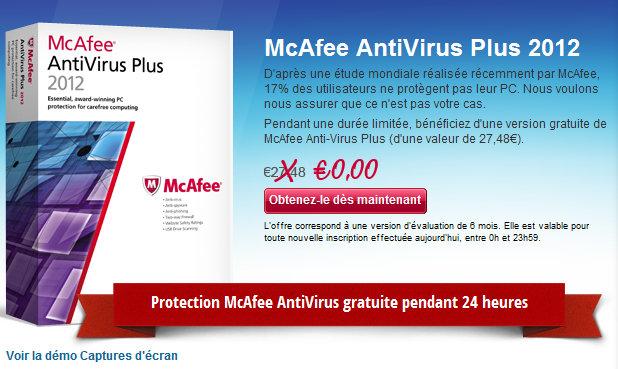 McAfee Antivirus plus McAfee AntiVirus Plus disponible gratuitement au téléchargement aujourdhui