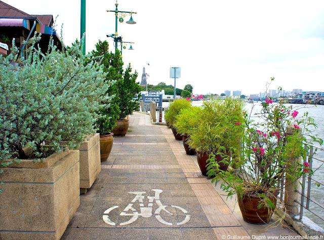Piste cyclable à bangkok