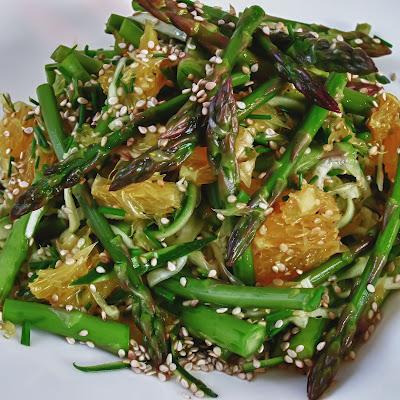 Salade d'asperges printanières