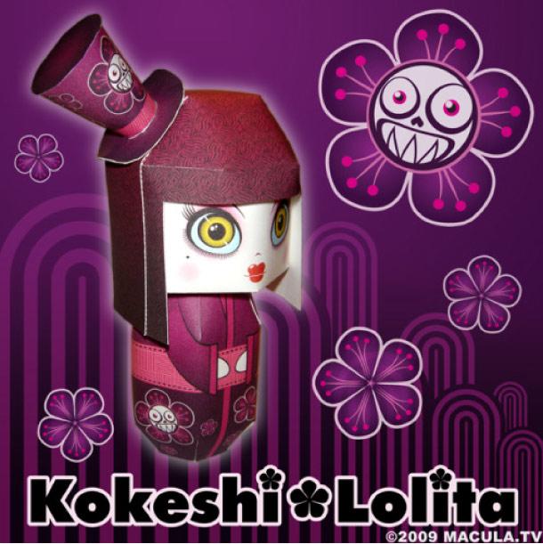 Kokeshi Lolita Miyu de MACULA.TV