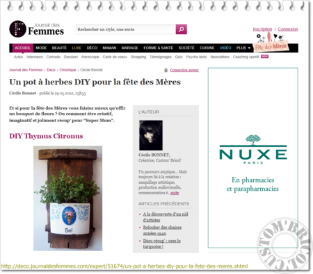 Chronique JDF du 30-05-2012