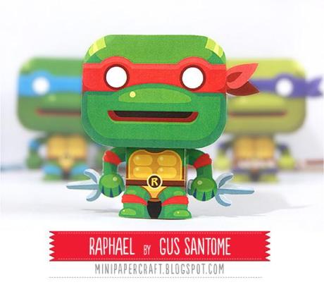 Mini papertoy ‘Raphael’ de Gus Santome