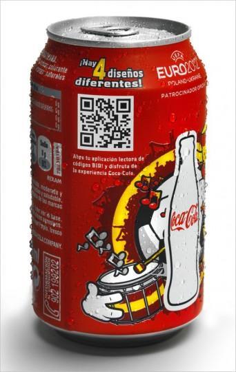 spanish qr code coca cola can 342x540 Coca Cola : un QR Code sur les canettes espagnoles