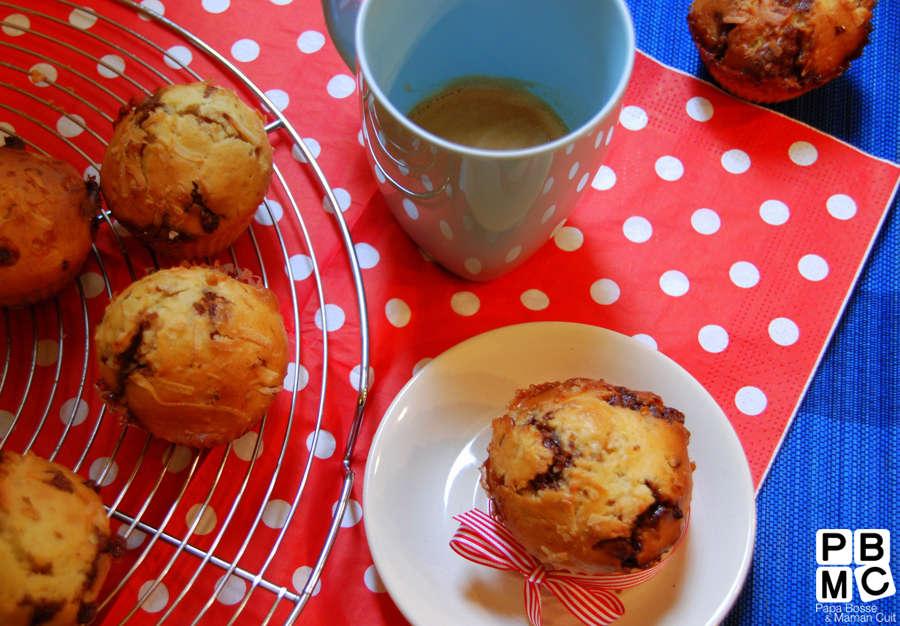 Muffins Bounty au goût paradisiaque de chocolat et noix de coco - À Lire