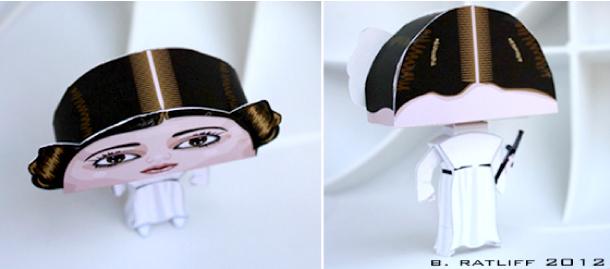 Blog_Paper_Toy_papertoy_Princess_Leia_pic3 Princesse Leia de Bryan C. Ratliff