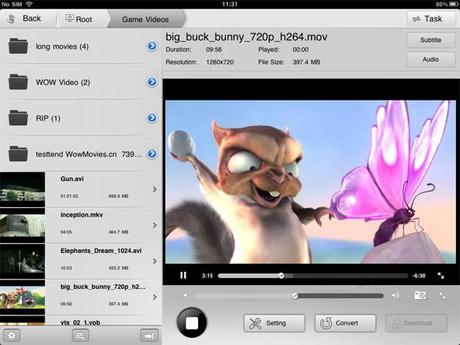 Lire des video en streaming de votre PC vers votre téléphone ou tablette flux vidéo d'ordinateur à tablette