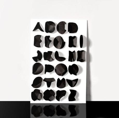 Folding paper typography