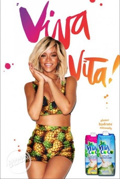 Rihanna pour Vita Coco par Terry Richardson