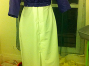 Robe Sybil 1910 mauve, corsage quasi finalisé