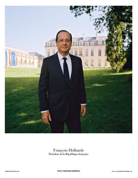 François Hollande et le portrait “normal”