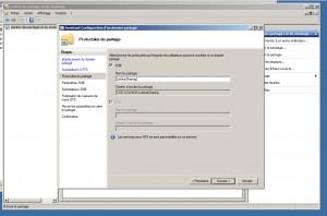 Créer un partage de fichier sur Windows Server 2008 R2