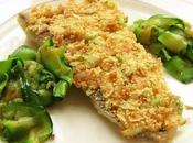 Sandre pané citron confit l'oignon nouveau