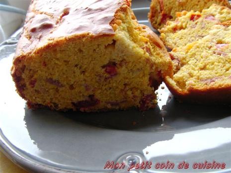 Cake safrané aux saveurs italiennes