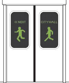 Portes LED pour le métro Portes LED pour le métro