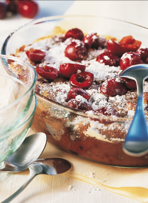 GRATIN CERISES AMANDES