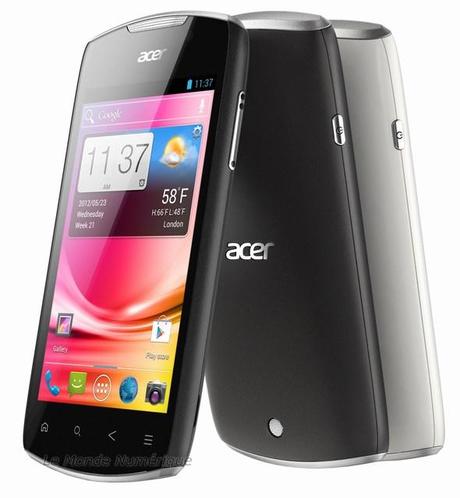 Medpi 2012 : Acer montre son nouveau smartphone sous Android ICS, le Liquid Glow