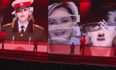 Madonna associe Marine Le Pen, Hitler et le Pape…