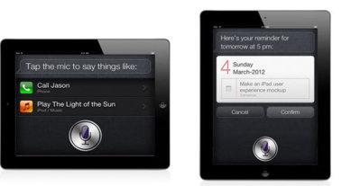 Siri sur iPad et iOS 6...