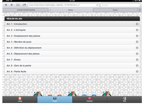 Screeny Shot 6 juin 2012 11.02.06 Triad Chess Deluxe sur iPad/iPhone: le renouveau des échecs?