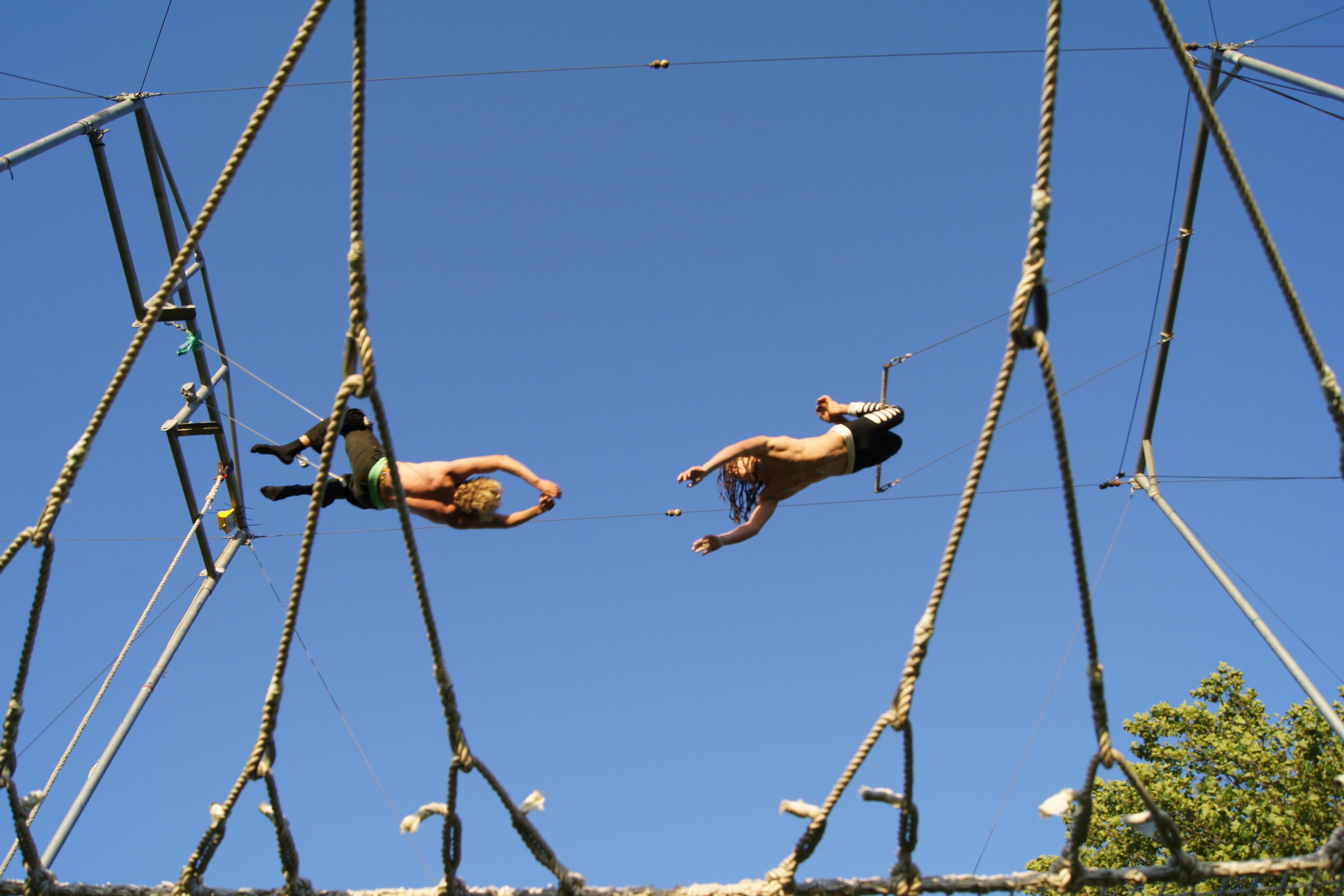 Du trapèze volant dans Regent’s Park !