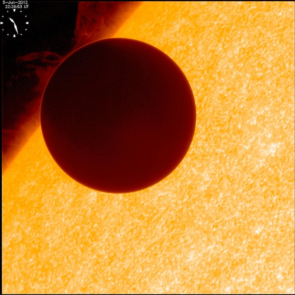 venus and solarprominence
