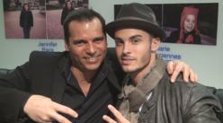 VIDEO - Baptiste Giabiconi à l'expo « Génération Disneyland : Back to your future »