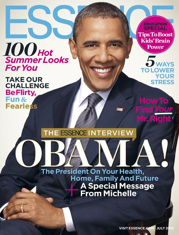 On aime, le président Obama en couverture d'Essence magazine en juillet