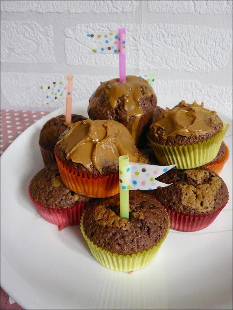 Food : Muffin chocolat / Pâte de spéculos