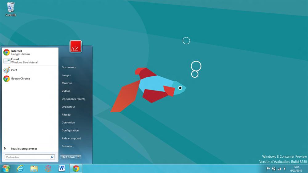Windows 8 – Comment retrouver le menu Démarrer
