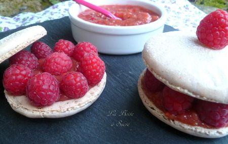 Macarons rhubarbe framboise 5