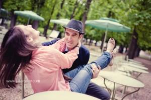 Aurore & Aurélien : séance d’engagement, Paris (75)