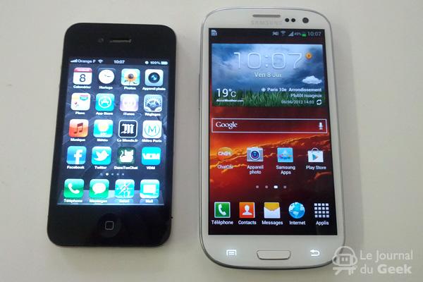 iphonevss3 Apple vs Samsung : bis repetita pour le Galaxy S3 !